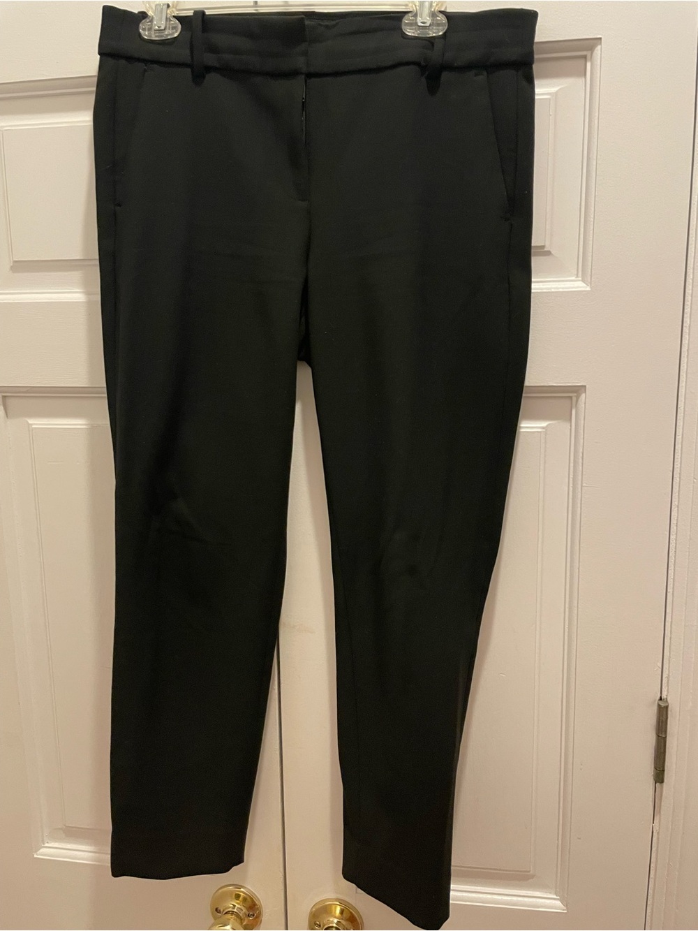 J. Crew Cameron Cropped Black Pant